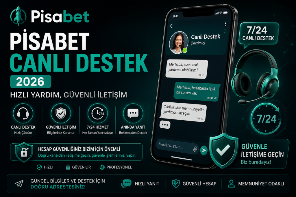 Pisabet canlı destek