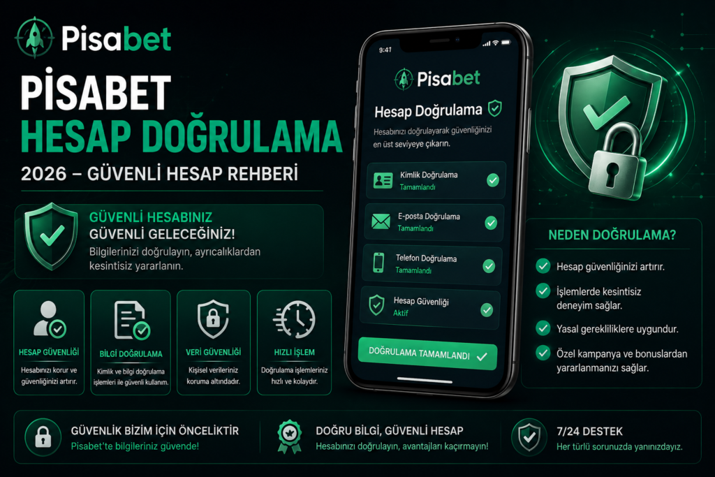 Pisabet hesap doğrulama